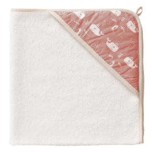 Fresk Wrapper baba törölköző – Bálna – Rózsaszín – PLANETINO